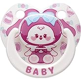 Somniumnight Cute Adult Pacifier for Anxiety: Soft Silicone Nipple Candy Bunny Paci for Autism - Bigshield Binky for Sleep Stress Relief Products Funny Gift with Case