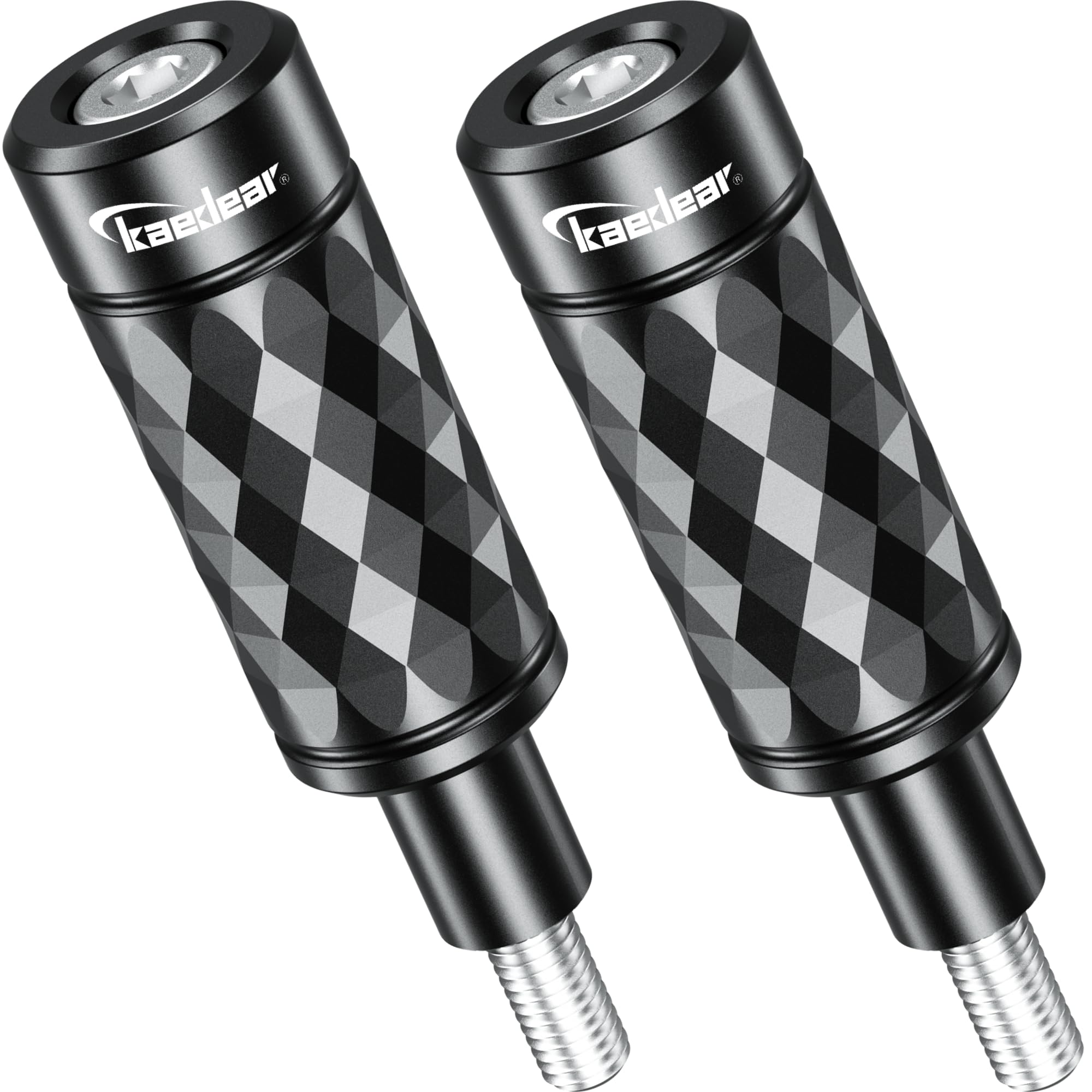 Kaedear(カエディア) バイク フォグランプ ベース マウント フェンダー 取り付け ボルト交換M8/M6 クランプ 径1インチ バー 全長81mm ステー 原付 スクーター オートバイ/ハンターカブ ヘッドライトブラケットボルト 対応/サイバーLED フェンダークランプバー 2本セット KDR-H11商品画像