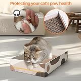 ComSaf Cat Scratching Board 3 Pack Reversible Cardboard 43x26x8 cm view 6