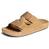 REEF Ojai Two Bar Women's Fashion Slide Sandal, Premium Leather, Soft Cushion Footbed