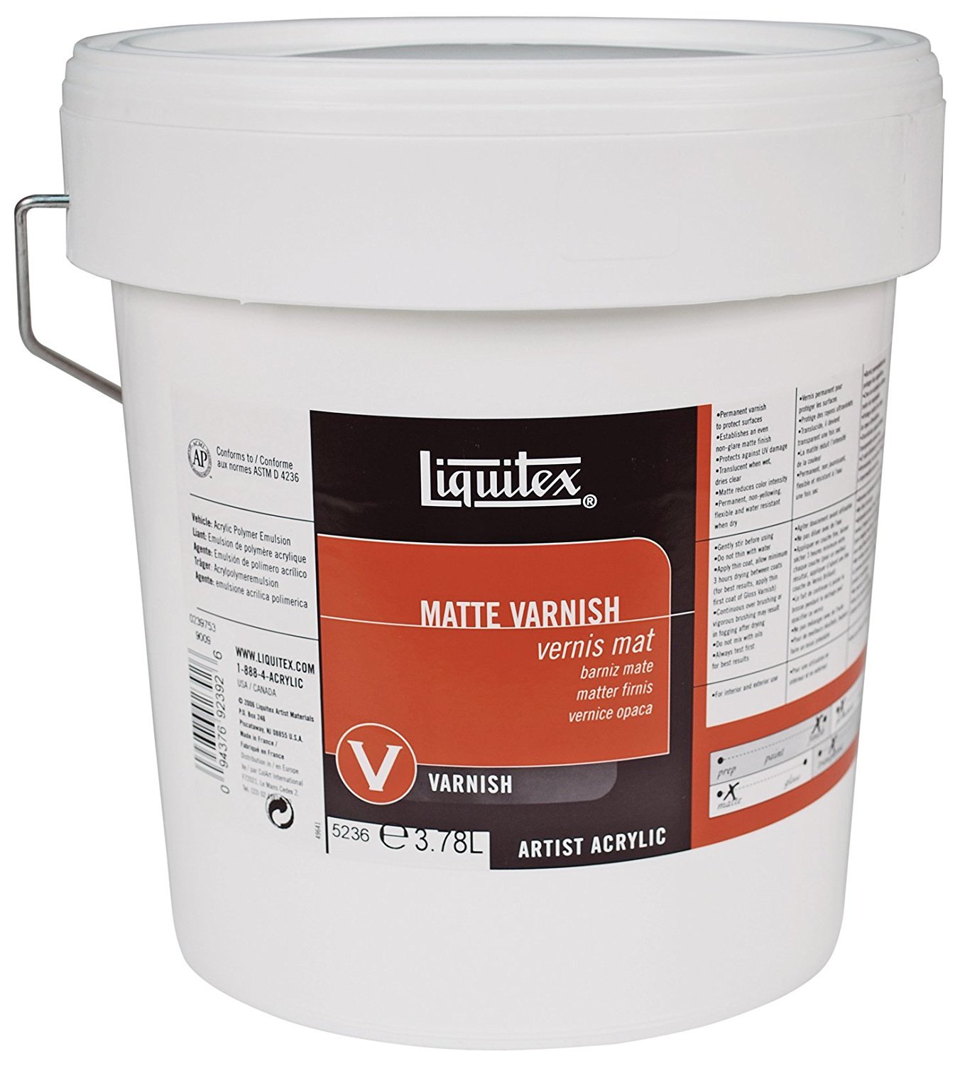 Liquitex 5236 Professional Matte Varnish, 3.79 l — image 1
