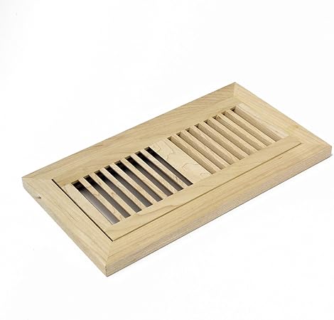Welland 4 X 12 Inch Maple Wood Flush Mount Floor Register Vent