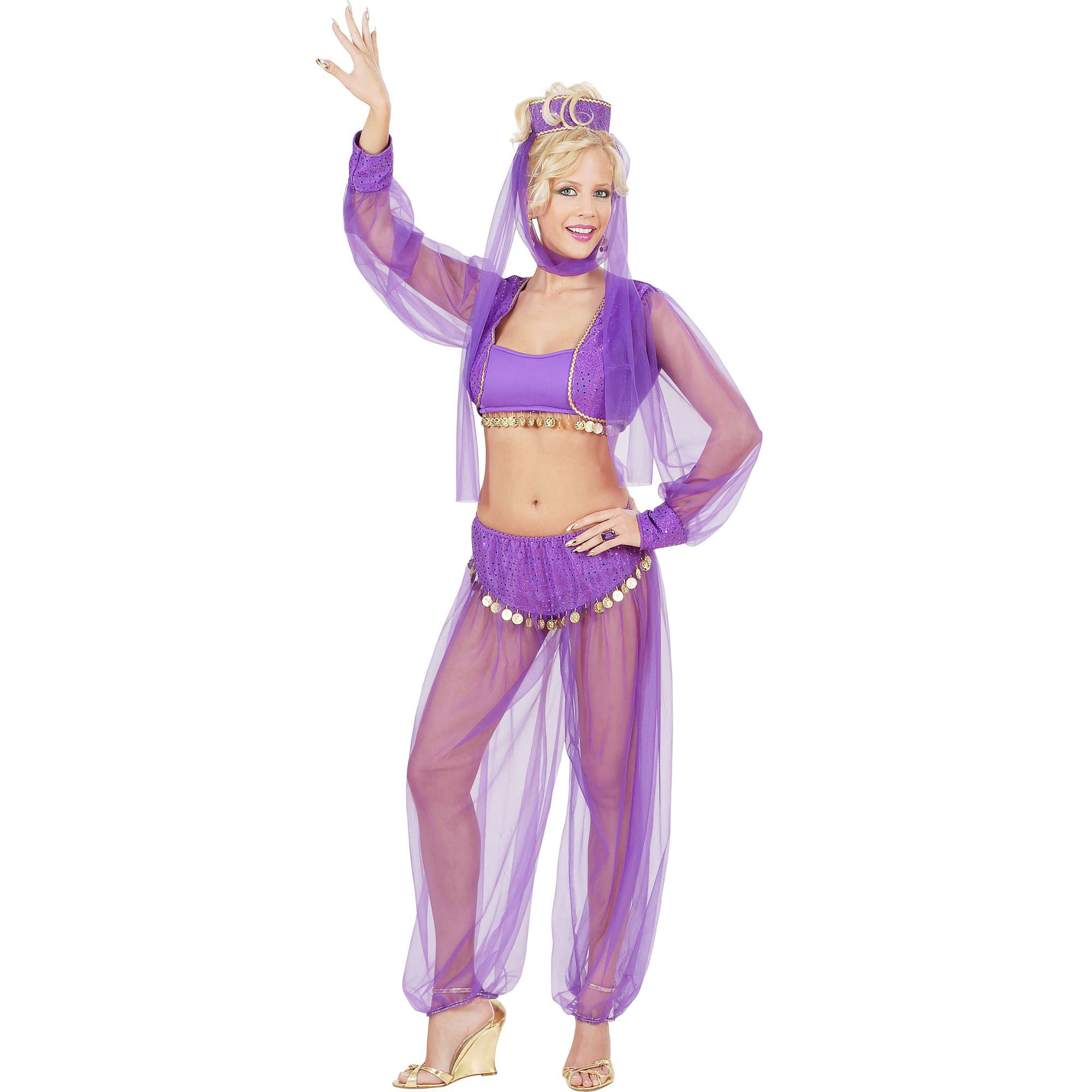 Harem Beauty - Purple Costume Medium for Arab Fancy Dress