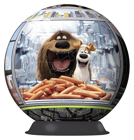Ravensburger 3D-Puzzle 12216 - Pets - 3D Puzzle-Ball, 108-teilig