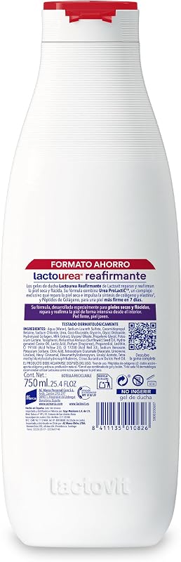 Lactourea Gel Douche raffermissant Collagène Peaux Sèches 750 ml