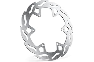 BEASTSPK Rear Disc Brake Rotor(220mm),Stainless Steel MTB Brakes Rotors with 6-Hole,Compatible with Compatible with KTM 125 250 350 450 500 Husqvarna 125-501 FE TE FC Husaberg 125-570 TE GasGas 125-450(Rear)