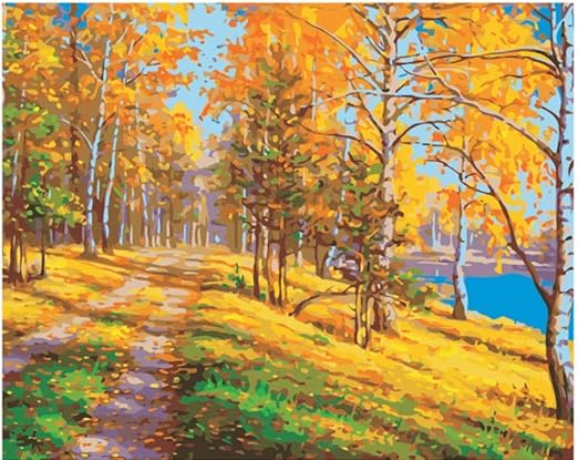 Bäume Malen Acryl Abstrakt