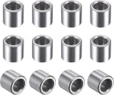 sourcing map Sleeve Bearings 8mm Bore 12mm OD 12mm Length Sintered Iron view 1