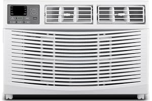 Arctic Wind 115V 12,000 BTU Window Air Conditioner and Dehumidifier for Small-Medium Rooms up to 550 Sq.Ft., Powerful Cooling Window AC Unit with Remote Control, Timer and Adjustable Air Direction