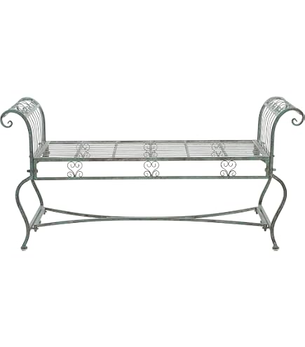 49.21-Inch W Outdoor Bench in Dark Slate Grey