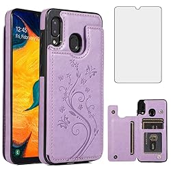 Phone Case for Samsung Galaxy A20 A30 with Tempered