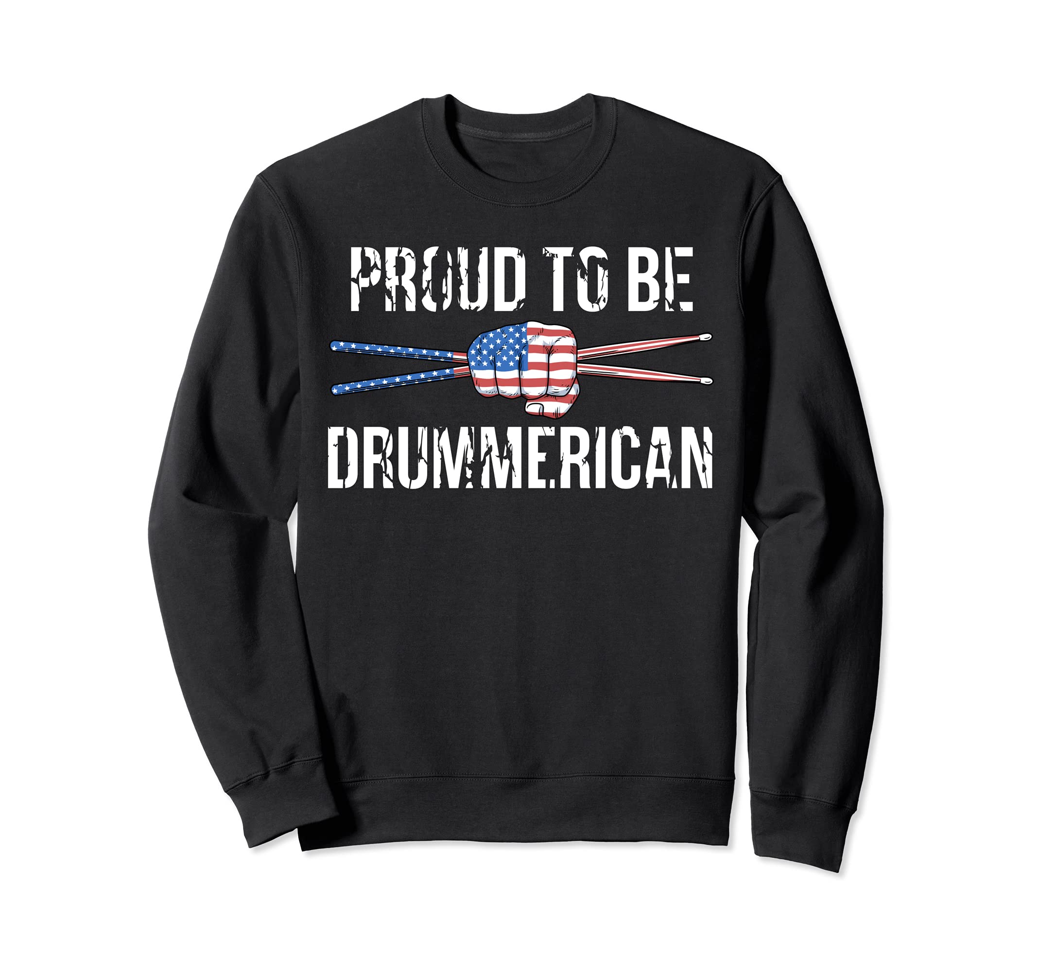 Drummer Men Drum Sticks Drumming Percussion Drummer Sweatshirt