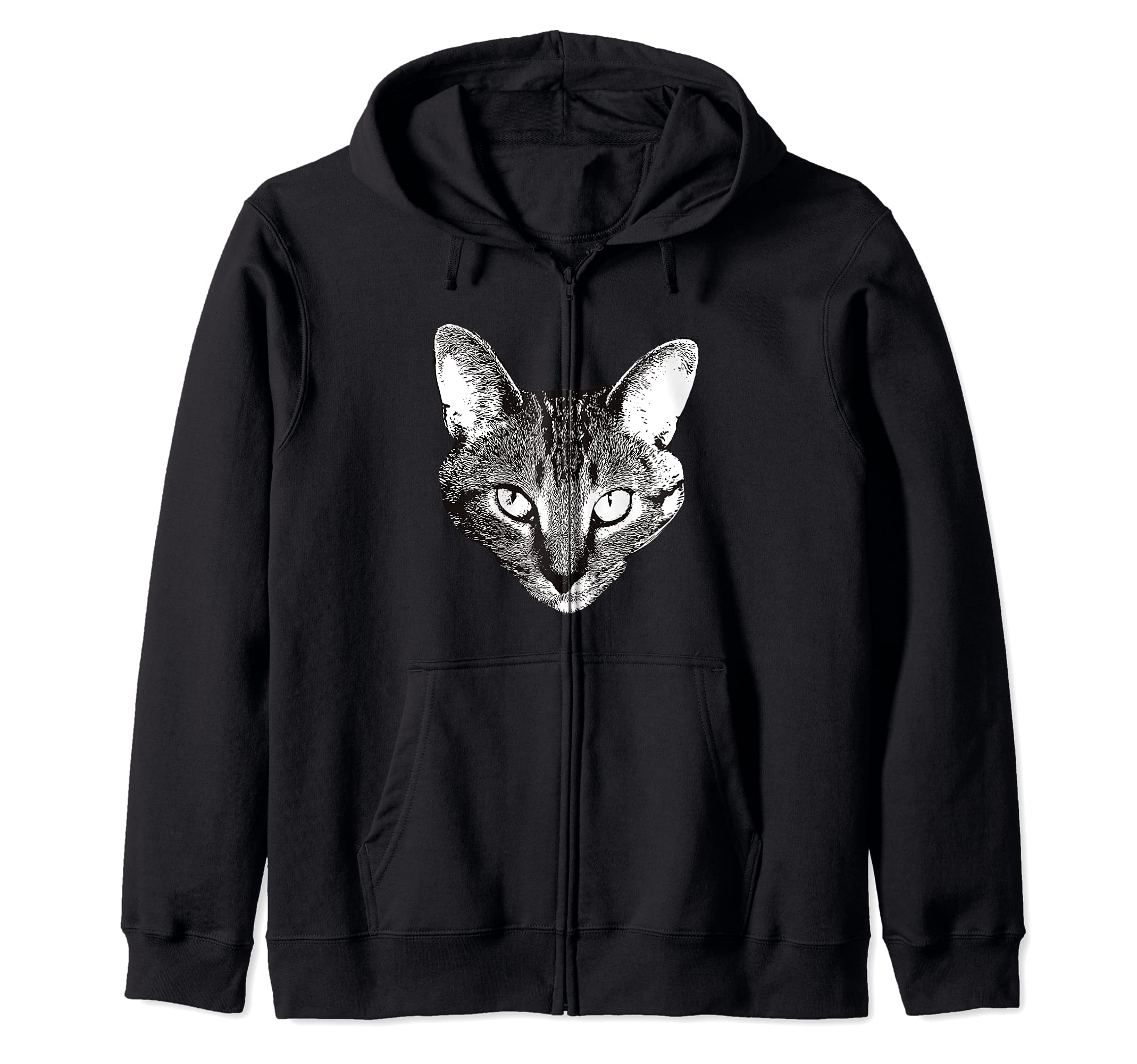 Devon Rex Cat Zip Hoodie