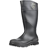 Servus Comfort Technology 14" PVC Steel Toe Men's Work Boots, Black - Steel Toe, 14