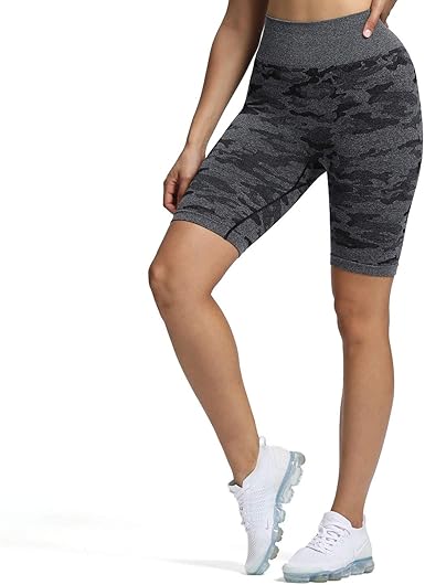 high waisted camo shorts womens