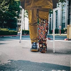 LedBack Colorful Leaves Cast Covers Leg Cast Sock