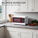 Toshiba 20L 800W Compact Microwave with 5 Power Levels & Defrost view 3