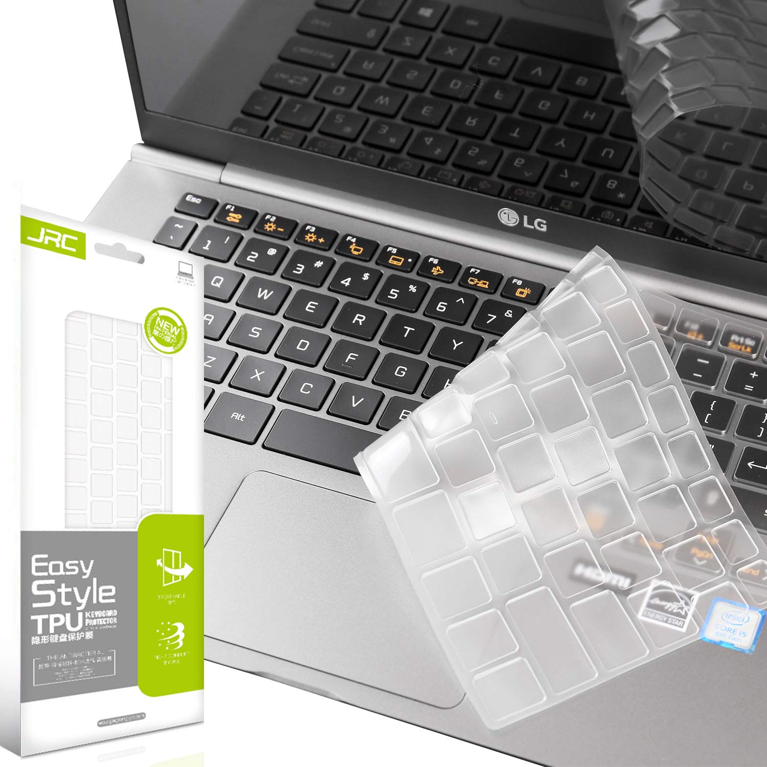 VFENG JRC Keyboard Skins, Premium Ultra Thin Keyboard Cover for 14 Inch LG Gram 14Z970 14Z980 14Z990 and 13 Inch LG Gram 13Z970 13Z980 13Z990, US Layout Only