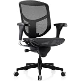 WorkPro&reg; Quantum 9000 Series Ergonomic Mid-Back Mesh/Mesh Chair, Black