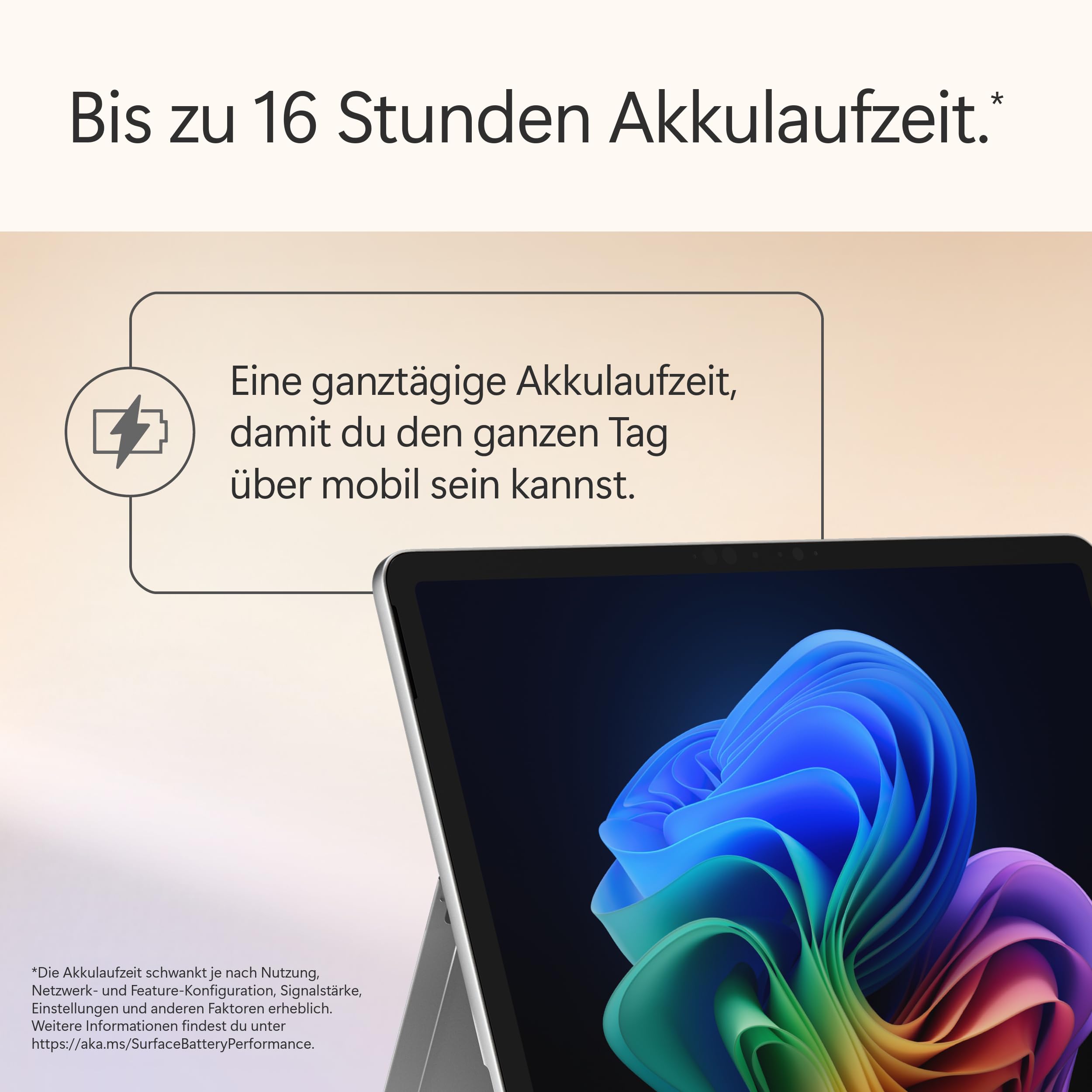 Microsoft Surface Pro | Copilot+ PC | 12” LCD Touchscreen | Snapdragon® X Plus | 16GB RAM | 256GB Speicher | Neuestes Modell | Platin