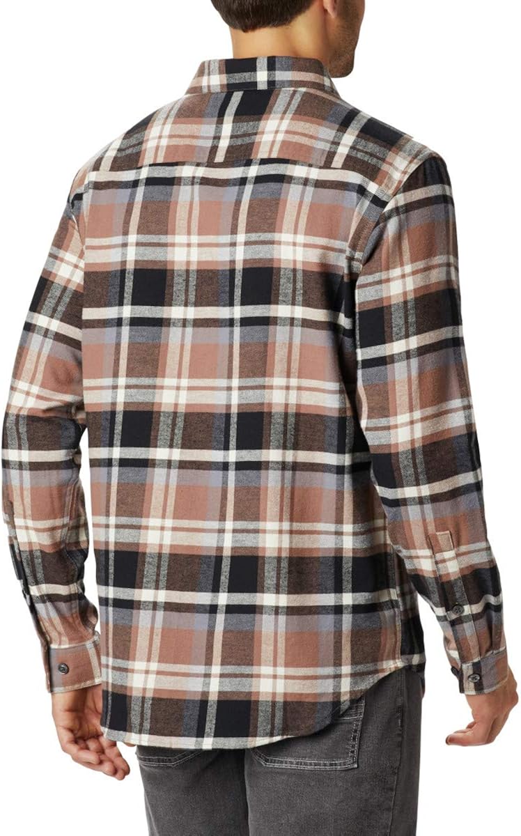 Columbia Men's Cornell Woods Flannel Long Sleeve Shirt: Clothing