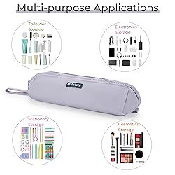 Ralnitote Small Pencil Pouch with 180° Open