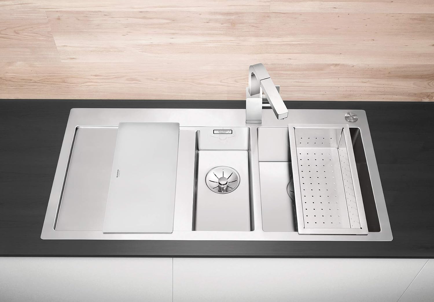 BLANCO CLARON 6 S-IF, Stainless Steel, Satin Gloss, 60 cm Unterschrank - Image 3