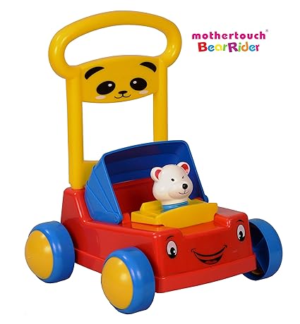 Mothertouch Bear Rider Ride On for Infants, Red