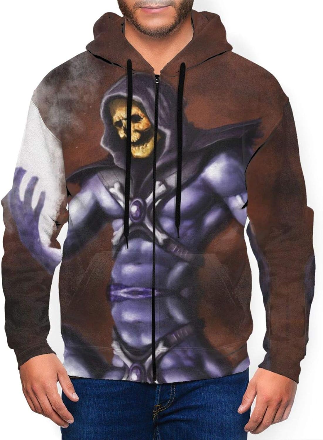 horror zipper hoodies