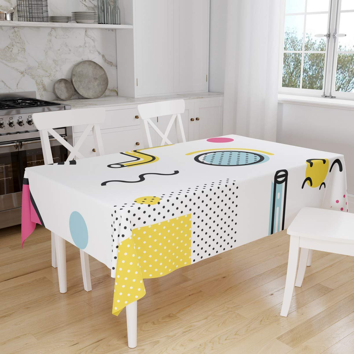 Bonamaison Kitchen Decoration, Tablecloth, 140cm x 160cm - Designed and Manufactured in Turkey