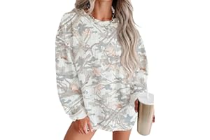 ONLYSTORY Womens Sweatshirts Casual Cored Corduroy Pullover Tops Oversized Long Sleeve Crewneck Shirts