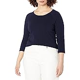 Hanes Women's Raglan Sleeve Stretch Cotton Crewneck Tee