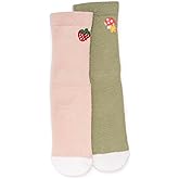 MUK LUKS Women's 2-Pack Cozy Compression Gripper Socks