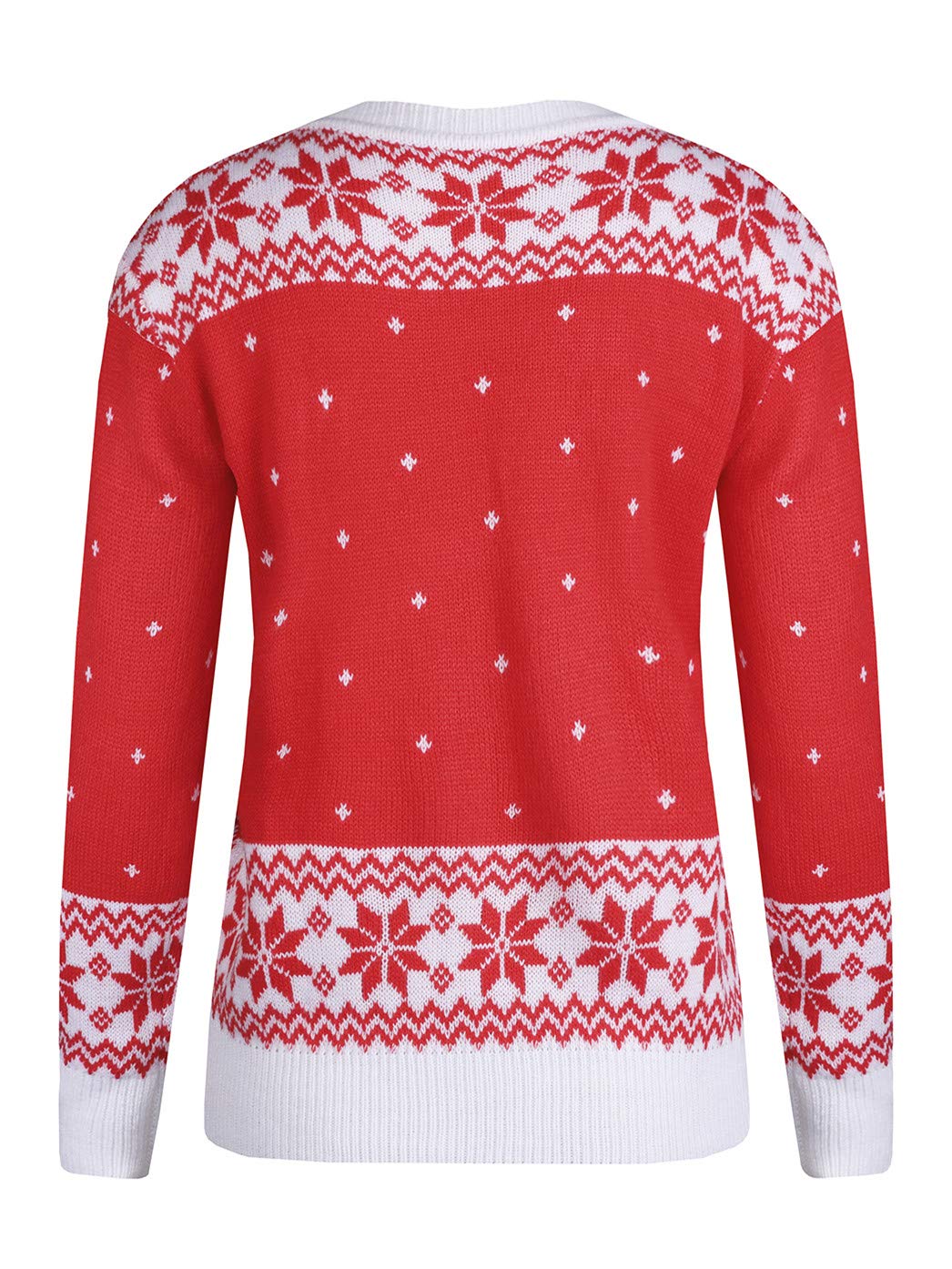 Chuanqi Womens Ugly Christmas Sweater Oversized Casual Crewneck Reindeer Cute Sweaters Pullovers