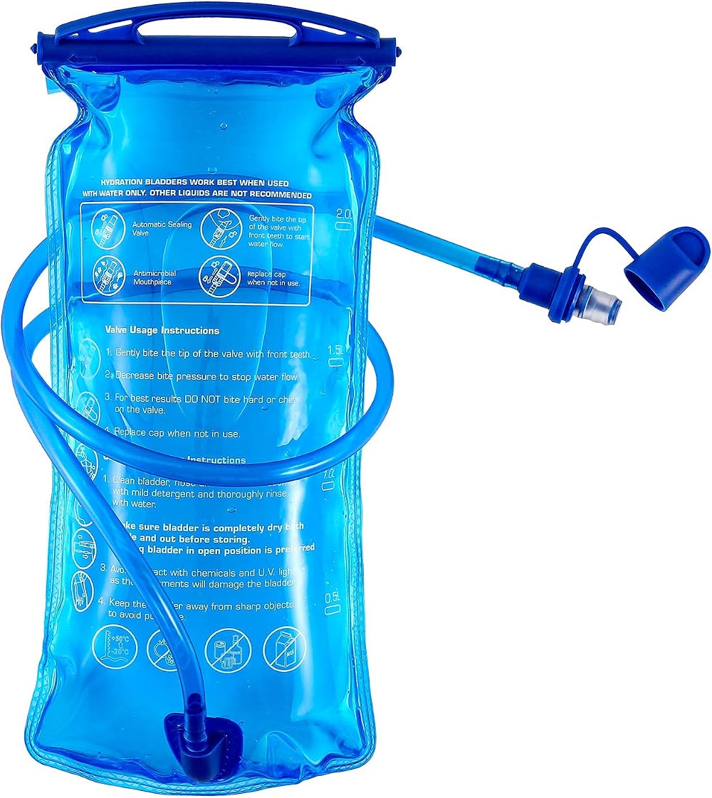 JOYHILL Hydration Bladder 2L BPA Free Wide Opening Leak Proof Reservoir