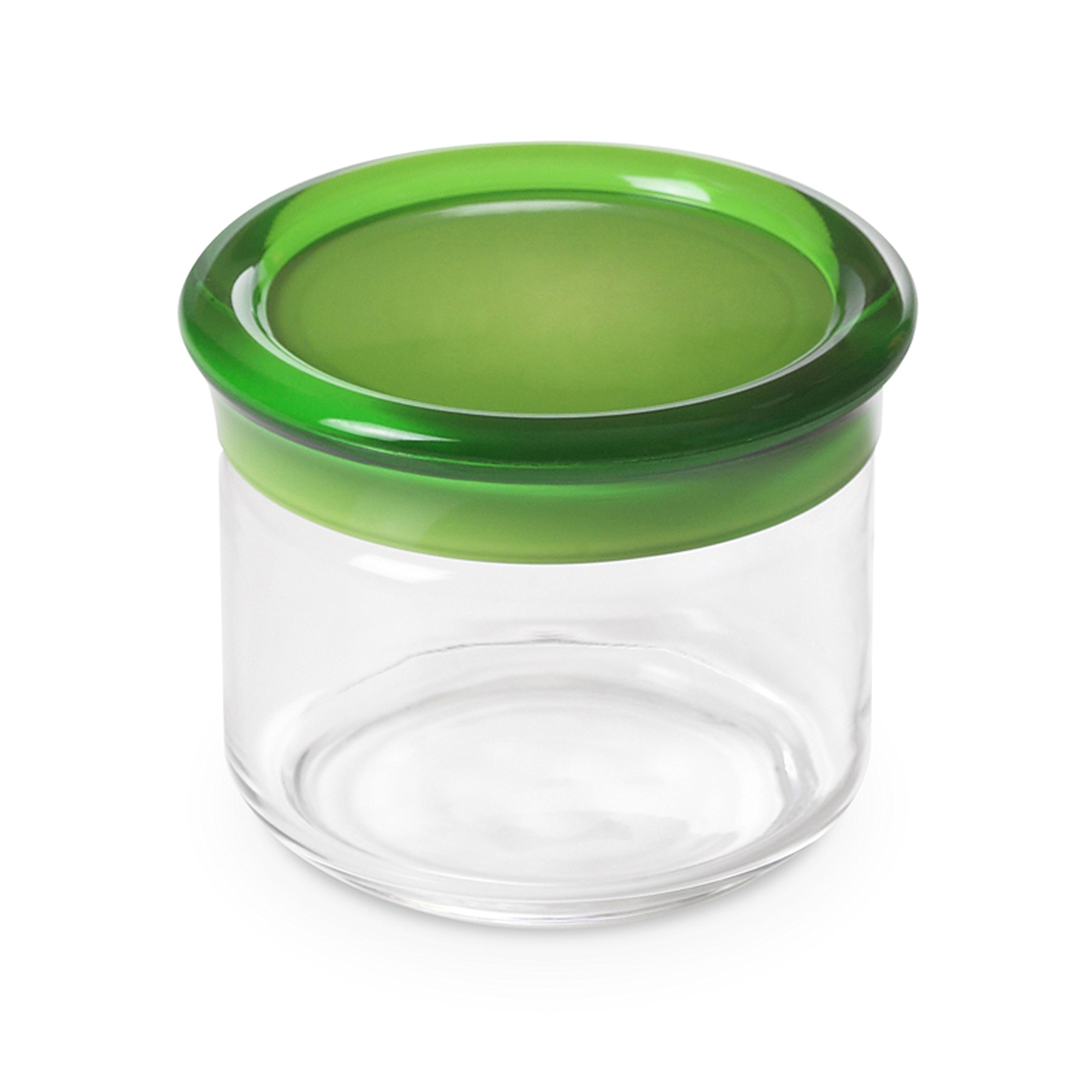 Omada Design Unbreakable Plastic Container 16,91 fl oz high 3,54 INCH, Trendy line, Green — image 1