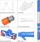 S-Union Portable Pool Vacuum Cleaner with 40'' Telescopic Handle view 4