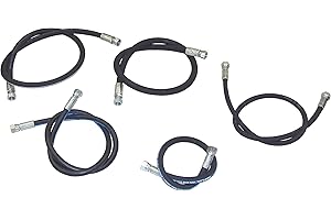 Professional Parts Warehouse - Western MVP Plus Hose Kit - Fleet Flex - Aftermarket. Contains: (1) Each 1/4" x 18", 1/4" x 36", 1/4" x 42", 3/8" x 38", 3/8" x 45" Hoses with FJIC Ends.