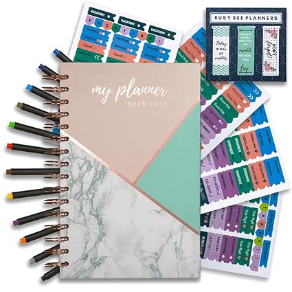 Amazon.com : Planner 2019 | weekly monthly planner with ...