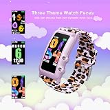 BIGCHINAMALL Kids Activity Tracker Smartwatch Heart Rate Monitor Purple view 2