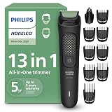 Philips Norelco All-in-One 3000 Series 13 in 1 Trimmer, Beard Styler & Men's Hair Clipper, 9 Length Settings & Self-Sharpening Skin-Friendly Blades, MG3919/50