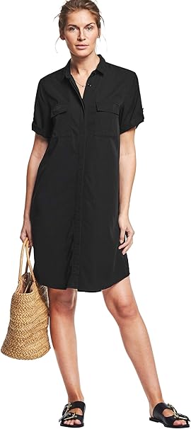 linen shirtwaist dress