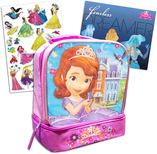 Amazon Com Sofia The First Lunch Box Tote Kitchen Dining
