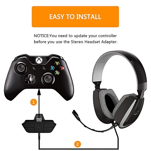 Xbox Headset Adapter Volume Control On Xbox One Mic Volume Xbox