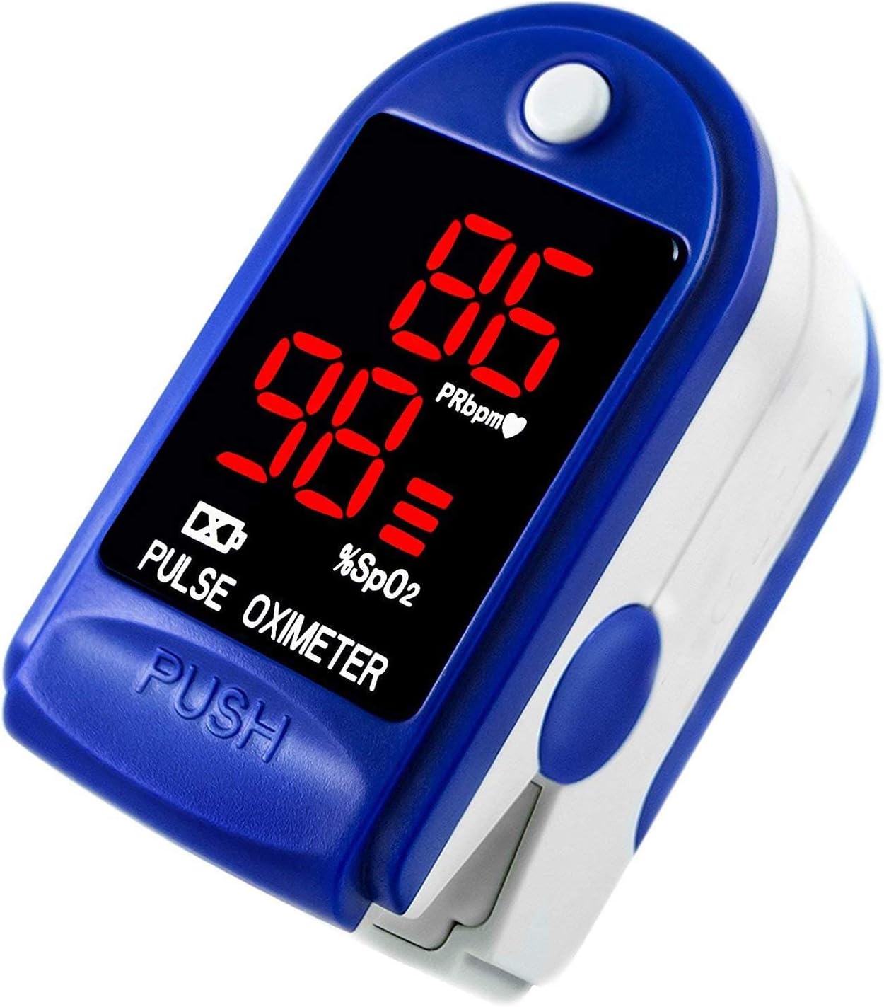 Persever CMS 50-DL Fingertip Pulse Oximeter - Blood Oxygen Saturation and Heart Rate Monitor