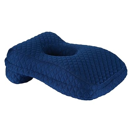 Lifestance Slow Rebound Memory Foam Pillow Face Down Sleeping For