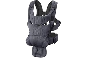 BabyBjörn Baby Carrier Free, 3D mesh, Anthracite