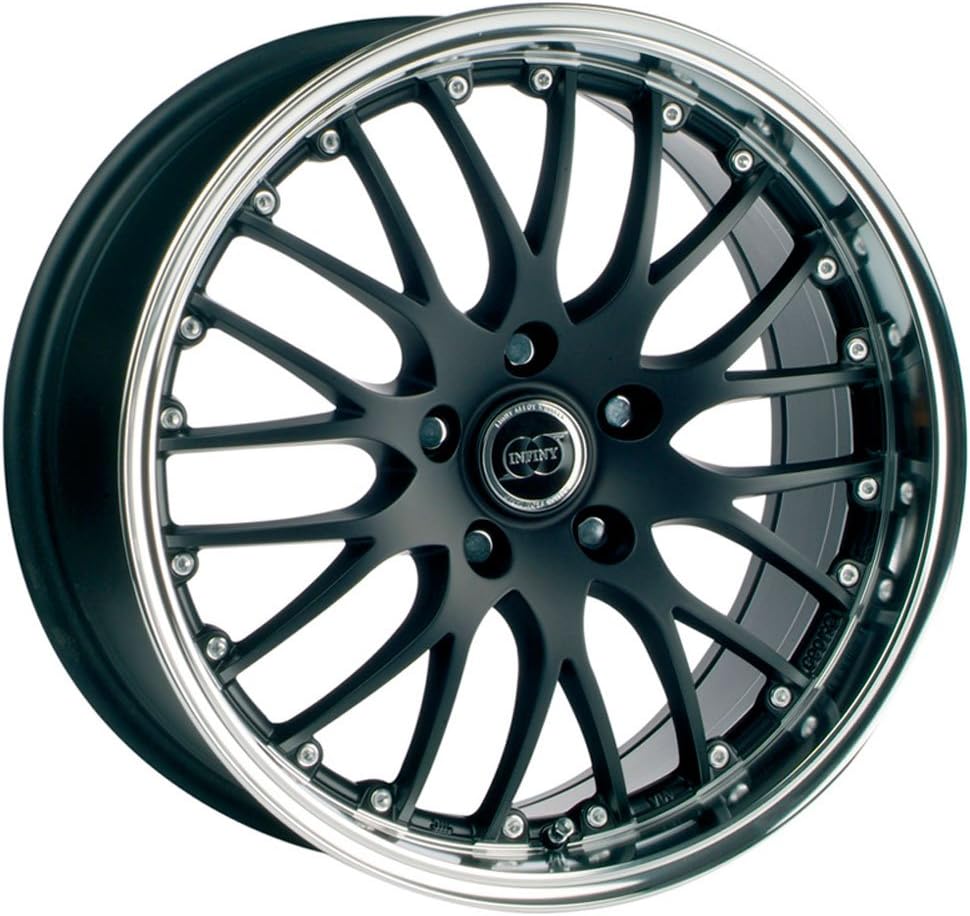 Infiny Alloy Wheel Phoenix 20x10 5T108 ET45 67,1 MATT Black MACHINED Lip