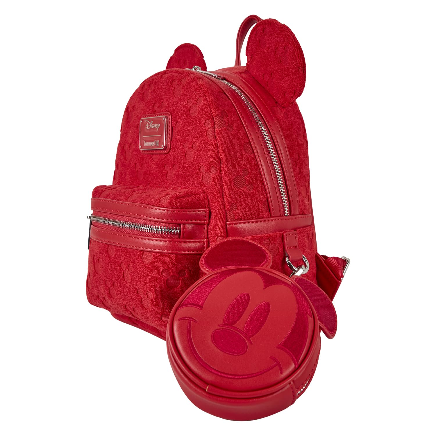 Loungefly Disney Mickey Ears Burnout Mini Backpack