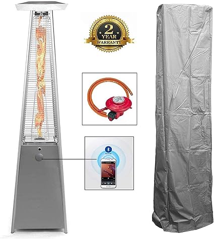 BU-KO Calentador Patio a Gas para Exterior | Jardín, Terraza, Barbacoa